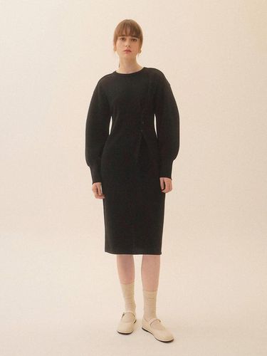 Waist Button Knit Dress - on&on - Modalova