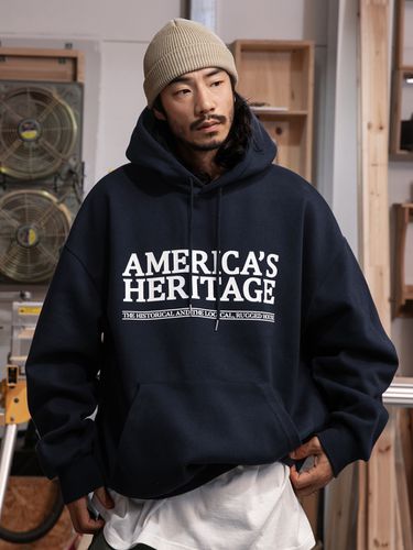 American Heritage Hoodie (Navy) - RUGGED HOUSE - Modalova