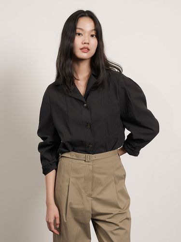 Open Collar Blouse - OLIVE DES OLIVE - Modalova