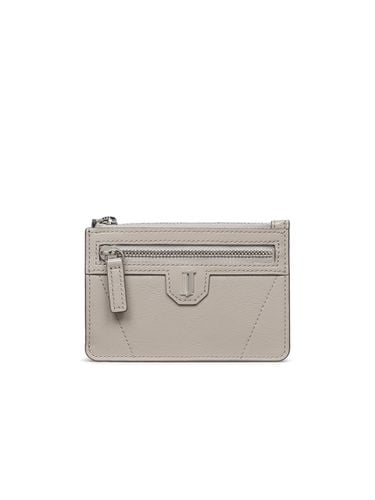 Poche Card Top Zipper Wallet_Pale Stone - J.ESTINA - Modalova