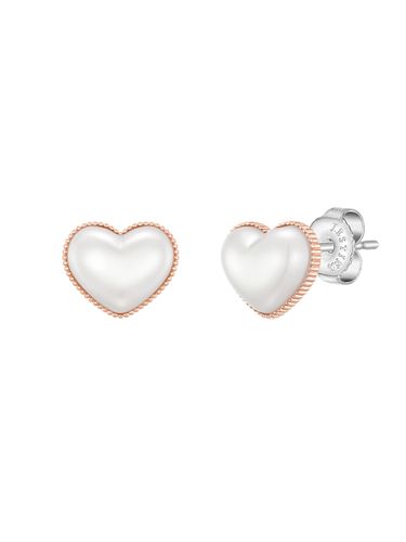 Marielle Pearl Heart Earrings_Small - J.ESTINA - Modalova