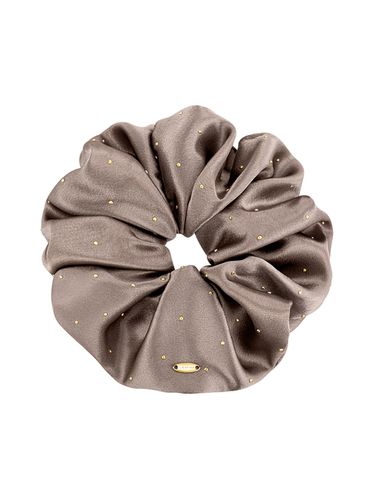 Lala Satin Dot Hair Scrunchie - J.ESTINA - Modalova