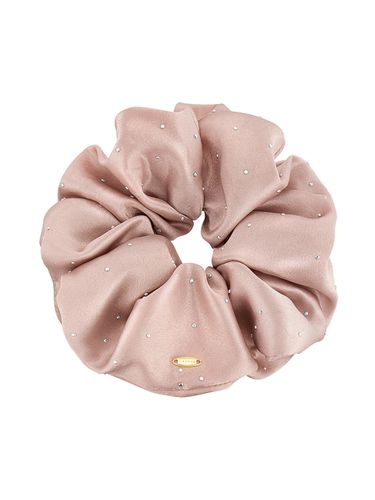 Lala Satin Dot Hair Scrunchie_Pretty Pink - J.ESTINA - Modalova