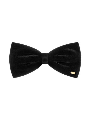 Lala Velvet Dot Ribbon Hair Pin - J.ESTINA - Modalova