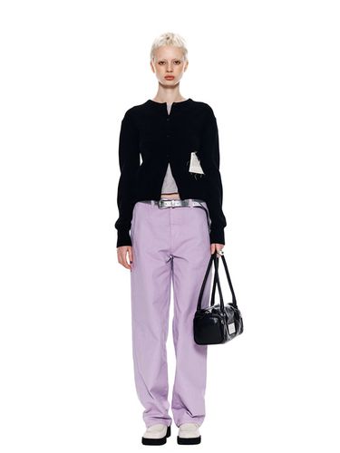 Patched Dying Pants_Purple - Matin Kim - Modalova