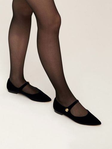 Loire Velvet Maryjane Flat Shoes_ 2Colors - CHAUSSURE LAPIN - Modalova