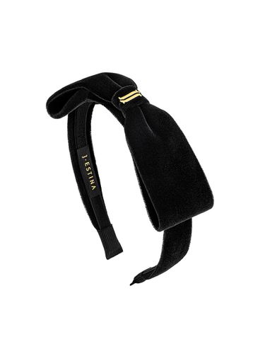 Lala J Velvet Ribbon Hairband - J.ESTINA - Modalova