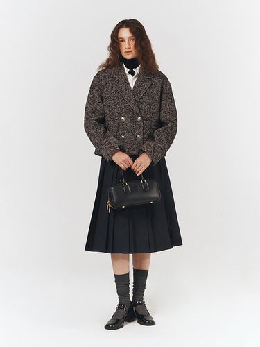 Volume Tweed Jacket_Black - Dunst for WOMEN - Modalova