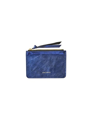 Emma Coin Purse Navy Foil - AVECMOTO - Modalova