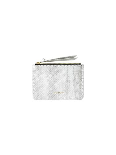 Emma Coin Purse Silver White Crack - AVECMOTO - Modalova