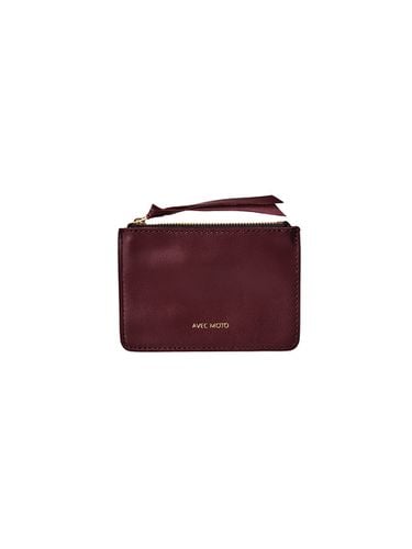 Emma Coin Purse Dark Red - AVECMOTO - Modalova