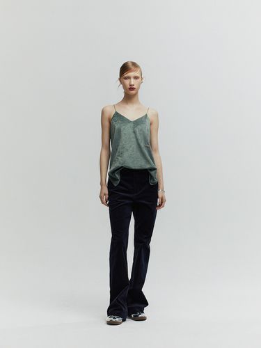 Velvet Slip Top_Light Khaki - L’H.A.S - Modalova