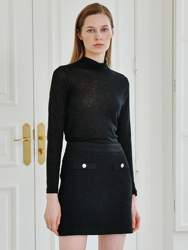 Classic Turtleneck T-shirt - Black - Nouve - Modalova