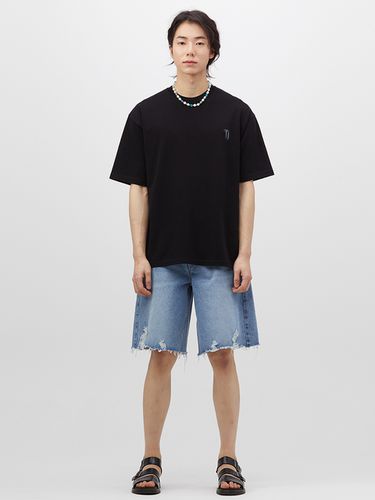 PLADS] Fade Logo T-shirt [Black] - T.I FOR MEN - Modalova