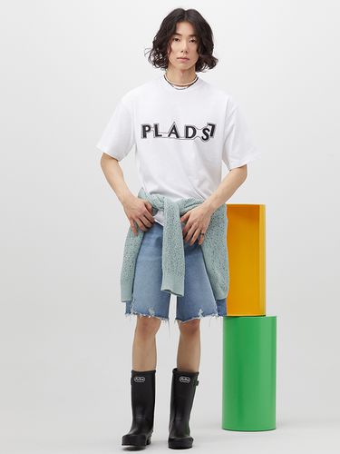 PLADS] Logo Embroidery T-shirt [] - T.I FOR MEN - Modalova