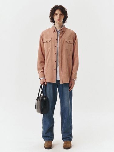 Corduroy Shirt - Soft Pink - Dunst for MEN - Modalova