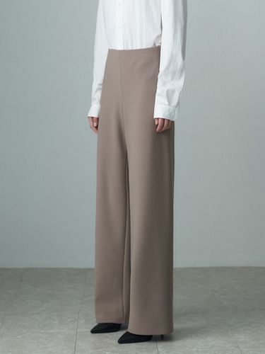 Elasticated Waist Straight Leg Trousers - RE RHEE - Modalova