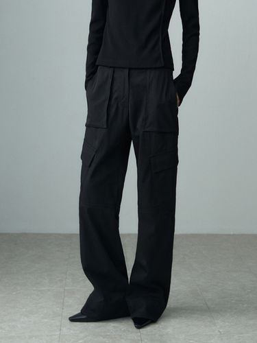 Wide Pocket Cargo Pants_Black - RE RHEE - Modalova