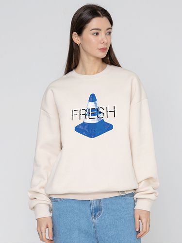 ODNR-UNISEX] FRESH SIGN Sweatshirt - GRAVER - Modalova