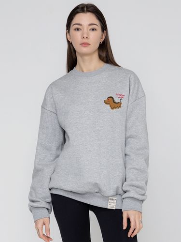 UNISEX] FAST HORSE Sweatshirt_Grey - GRAVER - Modalova