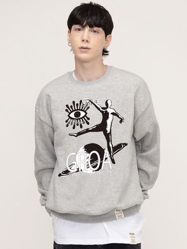 ODNR-UNISEX] Chaos Of Art Sweatshirt_Grey - GRAVER - Modalova