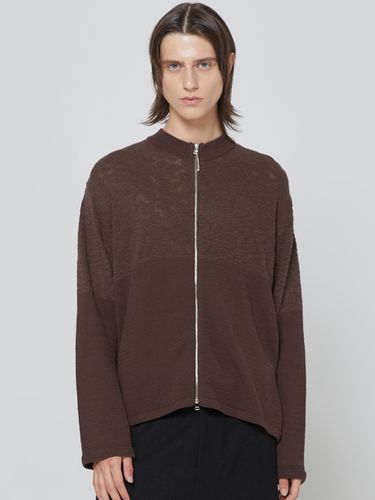 Clare Knit Crewneck Zip-Up Jacket () - Millo Archive - Modalova