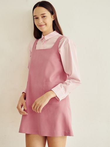 Square Neck Pocket Dress (Pink) - TAV - Modalova