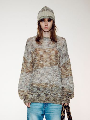 YY Shimmer Pullover Sweater_Beige - OPEN YY - Modalova