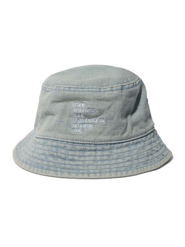 Headwear 9301 Fade Denim Bucket Hat_Light Indigo - MAGOODGAN - Modalova