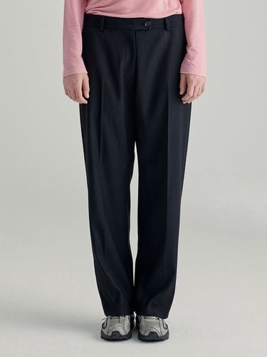 Boyfit Wide Trousers_Black - MARGESHERWOOD - Modalova