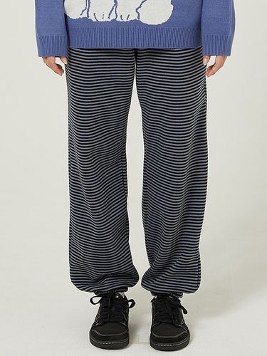 Embroidery Stripe Banding Pants _ - WAIKEI - Modalova