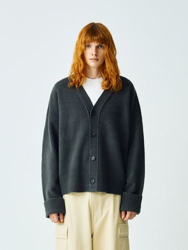 Merino Wool Cardigan_Charcoal - V2 - Modalova