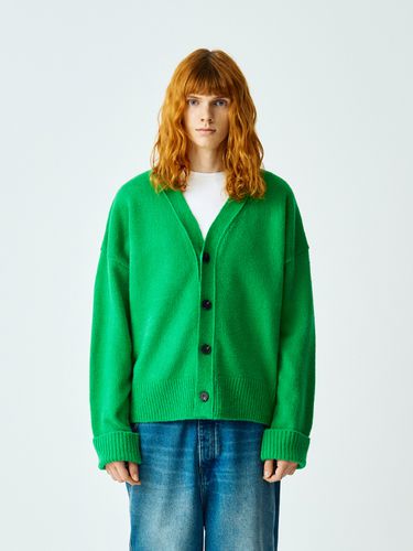 Merino Wool Cardigan_Green - V2 - Modalova