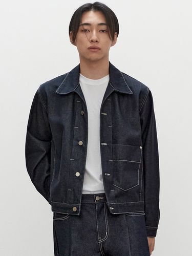 Dawn Denim Jacket _ Indigo - DECET - Modalova