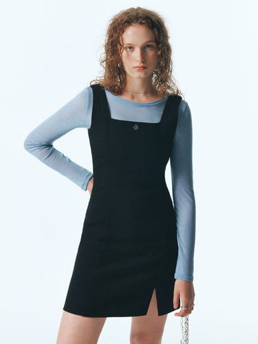 Square Neck Dress_Black - CITYBREEZE - Modalova