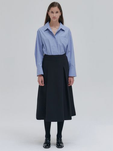 Unbalanced Full Skirt - Black - NILBY P - Modalova