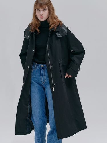 Urban Hooded Field Coat - Black - NILBY P - Modalova