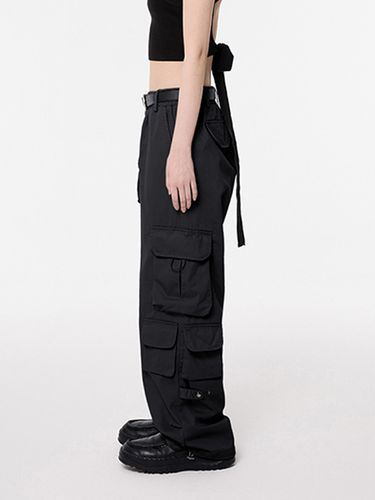 E95 Parachute 5. Cargo Pant - Black - FLARE UP - Modalova