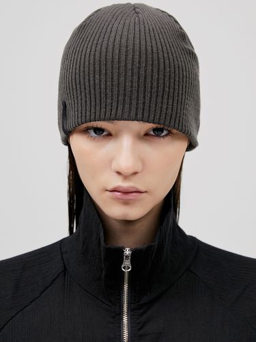 FLARE Knit Beanie [Charcoal] - FLARE UP - Modalova