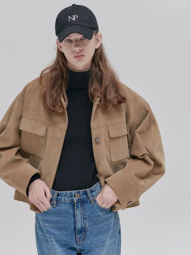 Corduroy Cropped Jacket - C/BR - NILBY P - Modalova