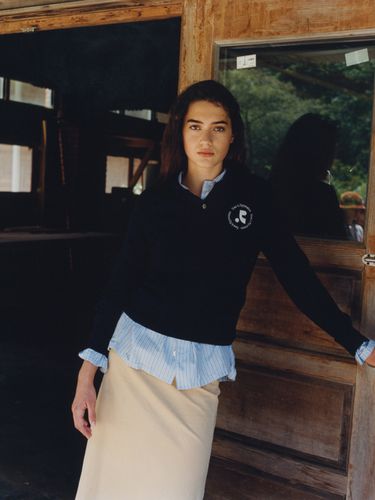 Rr Polo Knit Top - Navy - Rest&Recreation - Modalova