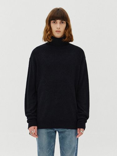 Boucle Polo Knit Top_Black - V2 - Modalova