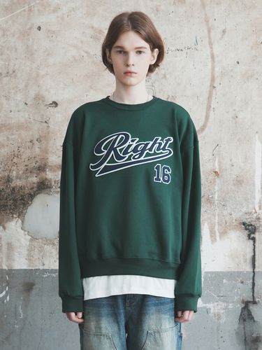 All Over Sweatshirt [Green] - WAAR FOR MEN - Modalova