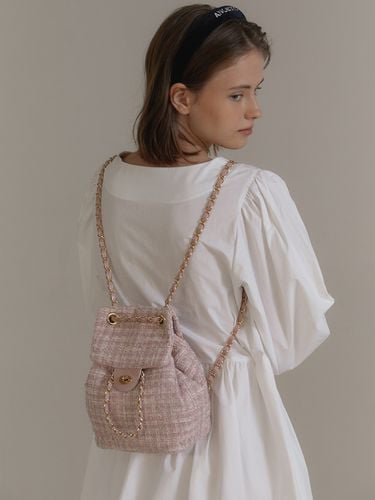 ANC Tweed Classic Backpack_Pink - ANOETIC - Modalova