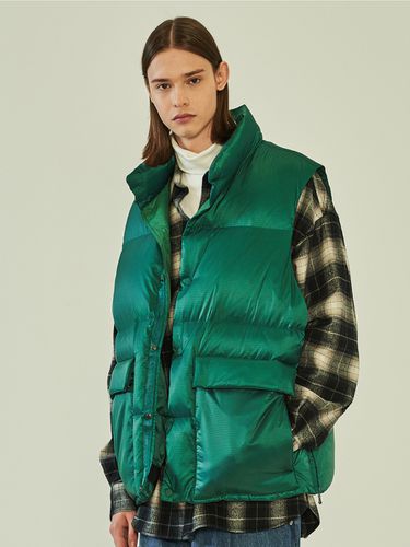 Down Vest - Green - HIS HAZZYS - Modalova