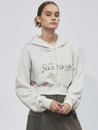 Nicole Signature Logo Crop Hoodie - NICK&NICOLE - Modalova