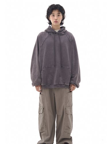 Oversize Mineral Washed Hoodie (3 Colors) - NON FLOOR - Modalova