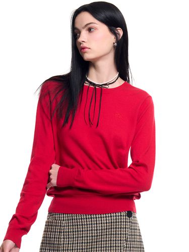 Wool Classic Pullover Top - Red - GENERAL IDEA - Modalova