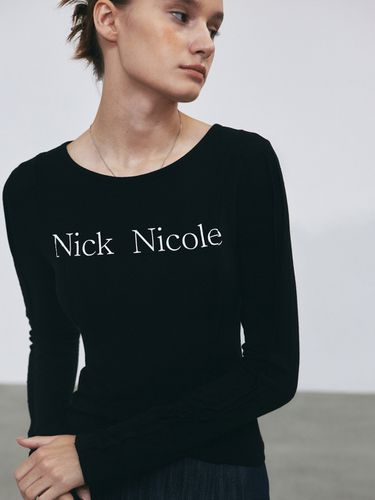 Nick Pintuck Line LS Top - Black - NICK&NICOLE - Modalova