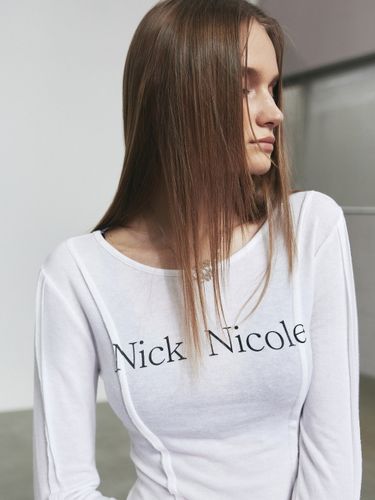 Nicole Pintuck Line LS Top - NICK&NICOLE - Modalova